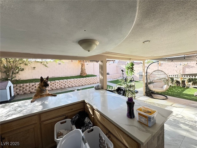 1505 Lilac Breeze Cir, Las Vegas, NV 89108 - fenced backyard with a patio