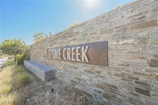 7002 Fossil Rim St, North Las Vegas, NV 89084 - view of community sign