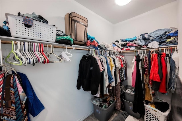 7002 Fossil Rim St, North Las Vegas, NV 89084 - walk in closet featuring carpet floors