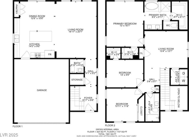 320 Point Loma Ave, North Las Vegas, NV 89031 - home floor plan