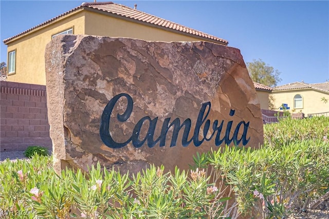 320 Point Loma Ave, North Las Vegas, NV 89031 - view of community / neighborhood sign