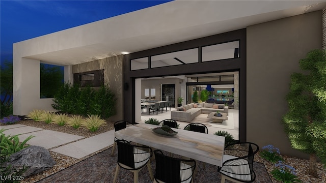 7047 Nomi Ct, Las Vegas, NV 89120 - view of patio / terrace with outdoor dining space