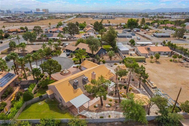 5829 W Patrick Ln, Las Vegas, NV 89118 - aerial perspective of suburban area featuring a mountain backdrop