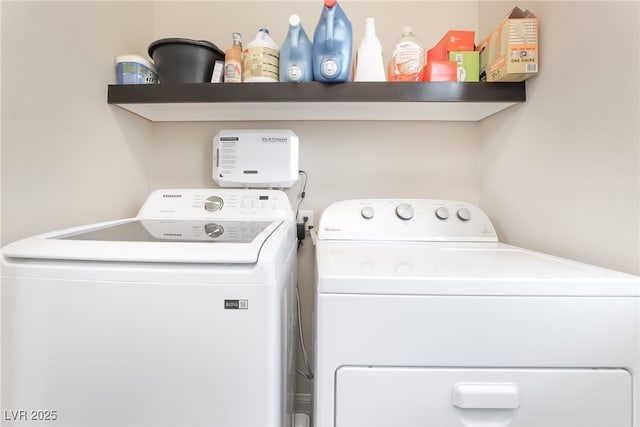 9704 Morgan Creek Ct, Las Vegas, NV 89141 - washroom featuring washing machine and dryer