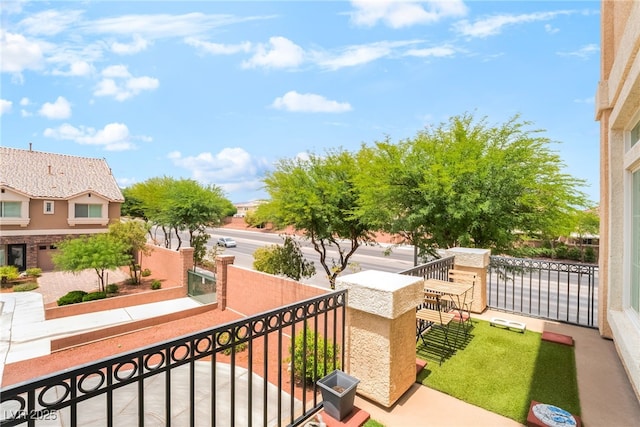9704 Morgan Creek Ct, Las Vegas, NV 89141 - view of balcony