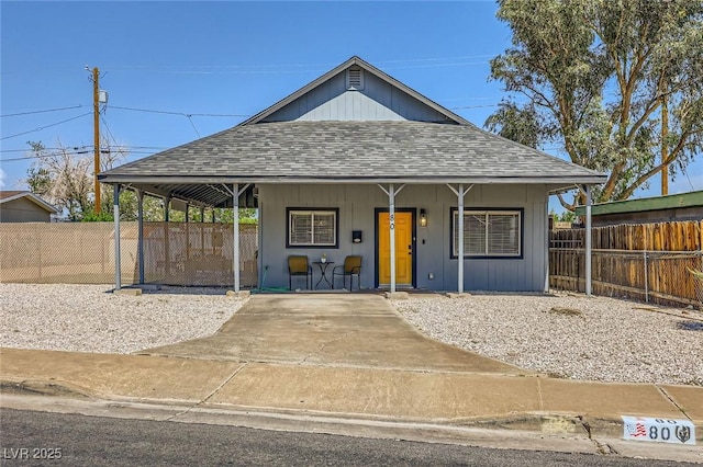 80 E Texas Ave, Henderson, NV 89015 - view of front facade with roof with shingles and a porch