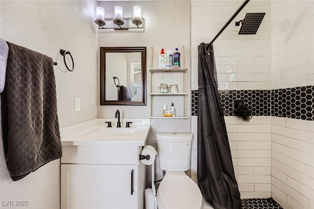 80 E Texas Ave, Henderson, NV 89015 - full bath with toilet, vanity, and a tile shower