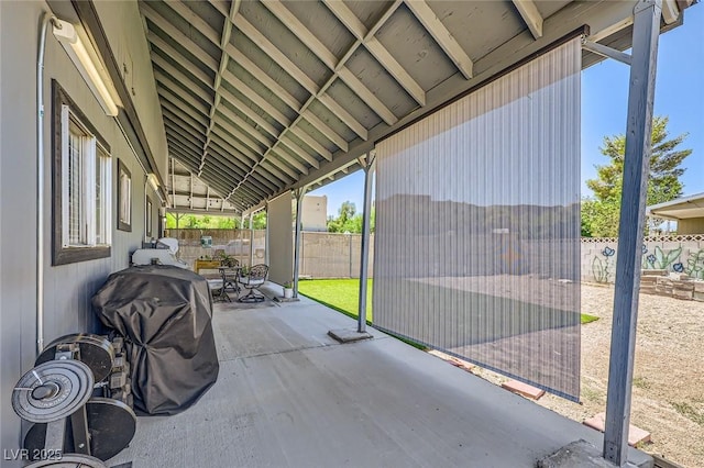 80 E Texas Ave, Henderson, NV 89015 - fenced backyard with a patio area and area for grilling