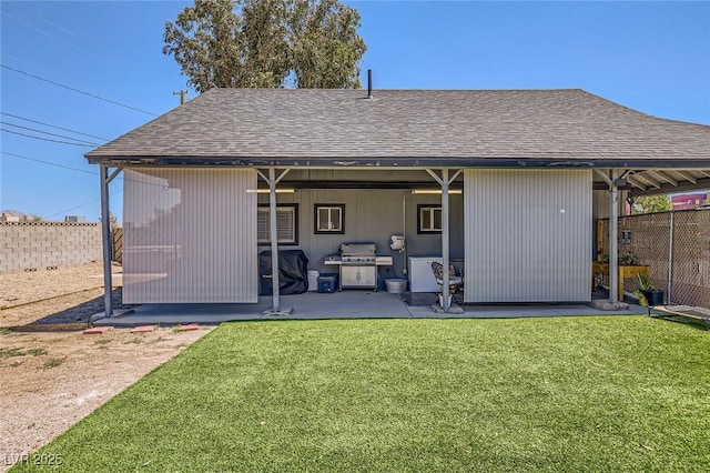 80 E Texas Ave, Henderson, NV 89015 - back of property featuring a patio and roof with shingles