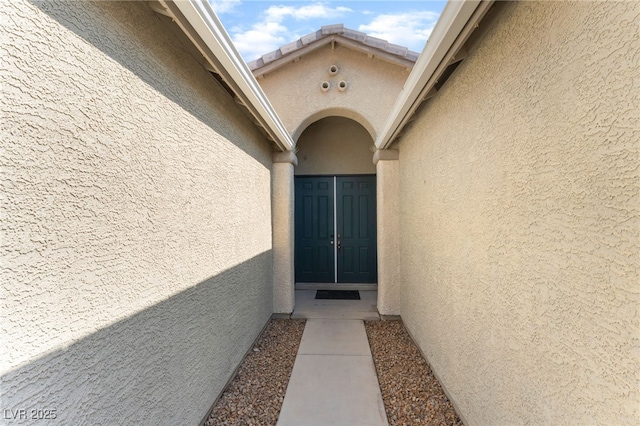 908 Cypress Gold Ct, North Las Vegas, NV 89031 - property entrance with stucco siding