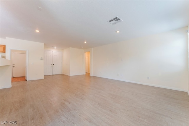 908 Cypress Gold Ct, North Las Vegas, NV 89031 - spare room featuring light wood-style flooring, recessed lighting, and baseboards