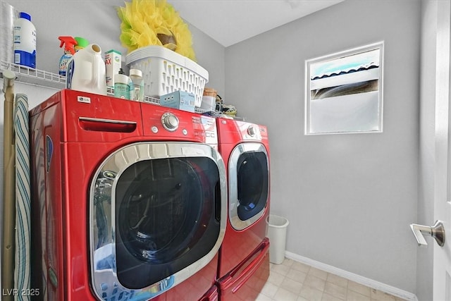 9010 Wine Cellar Ave, Las Vegas, NV 89148 - washroom featuring washer and clothes dryer and baseboards