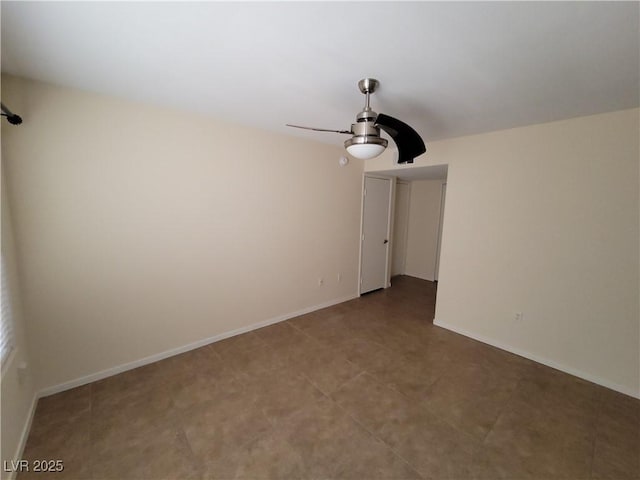 5710 E Tropicana Ave Unit 1172, Las Vegas, NV 89122 - empty room featuring ceiling fan and baseboards