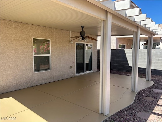 8872 Perfect Diamond Ct, Las Vegas, NV 89129 - view of patio with ceiling fan