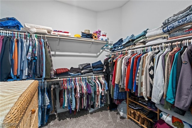 8668 Hartmont St, Las Vegas, NV 89166 - spacious closet featuring carpet floors