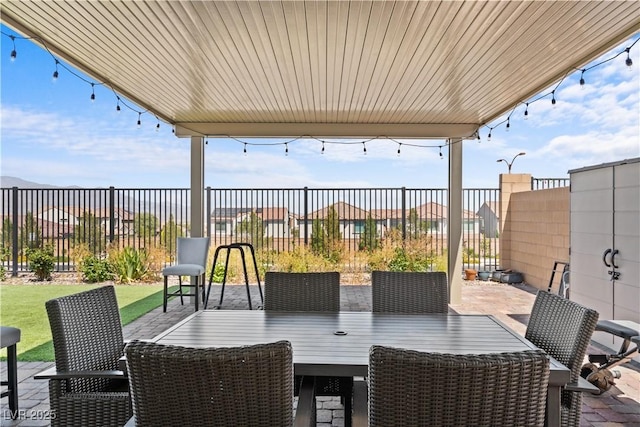 8668 Hartmont St, Las Vegas, NV 89166 - view of patio featuring outdoor dining area