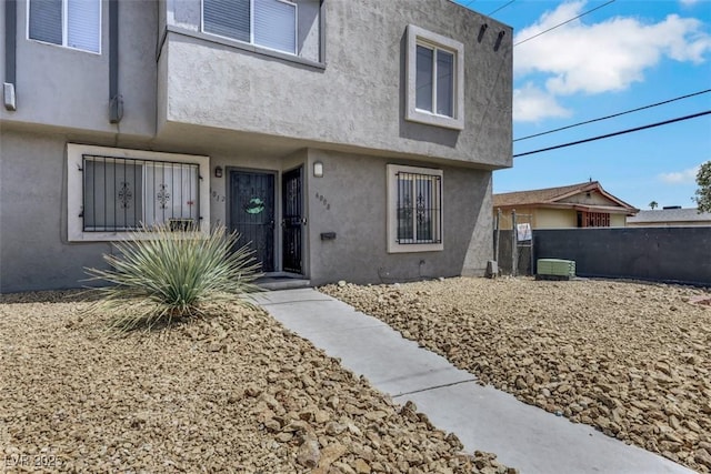 6008 Pebble Beach Blvd, Las Vegas, NV 89108 - property entrance with stucco siding