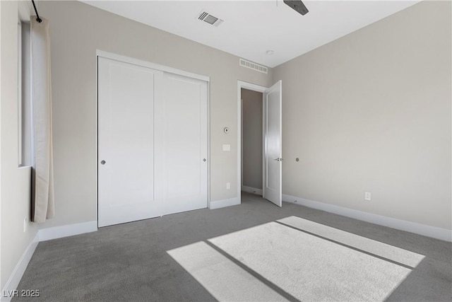 2890 Reverence Heights Ln, Las Vegas, NV 89138 - unfurnished bedroom featuring carpet flooring, baseboards, and a closet