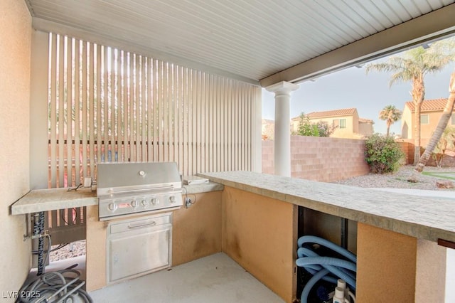 6826 Dovecote Ave, North Las Vegas, NV 89084 - view of patio with a grill