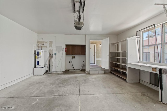 3936 Applecrest St, Las Vegas, NV 89108 - garage featuring water heater and a garage door opener