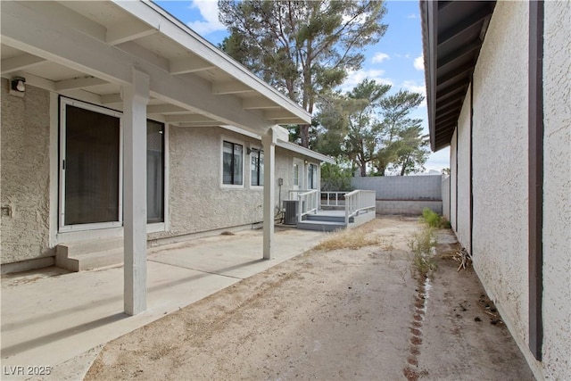 3936 Applecrest St, Las Vegas, NV 89108 - view of patio with central AC unit