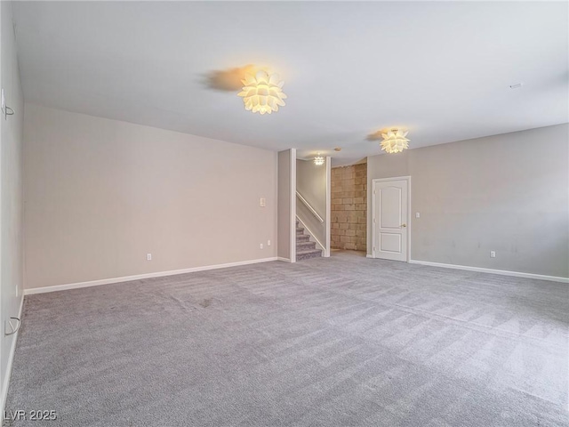 420 Dakar St, Henderson, NV 89015 - unfurnished room featuring stairway, carpet floors, and baseboards