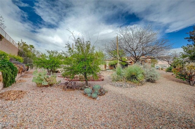 2353 Lauren Dr, Las Vegas, NV 89134 - view of yard
