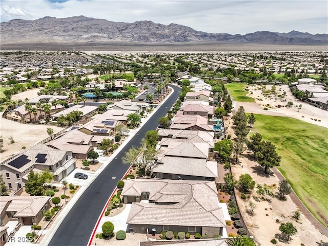 7332 Redhead Dr, North Las Vegas, NV 89084 - aerial perspective of suburban area featuring a mountain backdrop