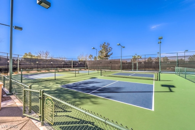 7332 Redhead Dr, North Las Vegas, NV 89084 - view of tennis court featuring community basketball court