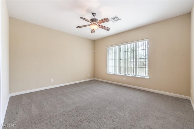 7332 Redhead Dr, North Las Vegas, NV 89084 - carpeted empty room with a ceiling fan and baseboards