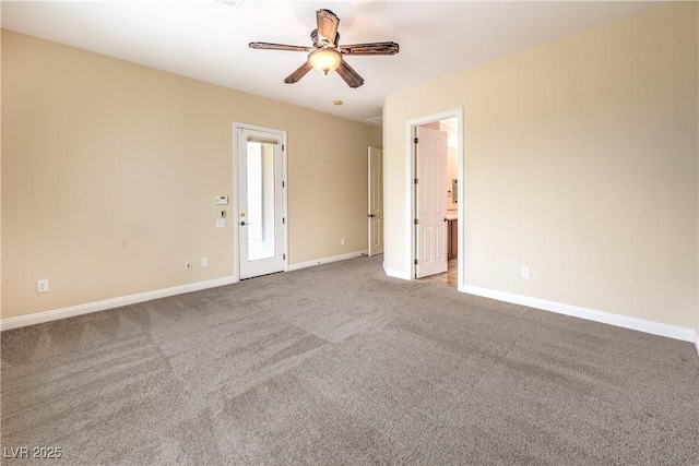 7332 Redhead Dr, North Las Vegas, NV 89084 - carpeted spare room with ceiling fan and baseboards