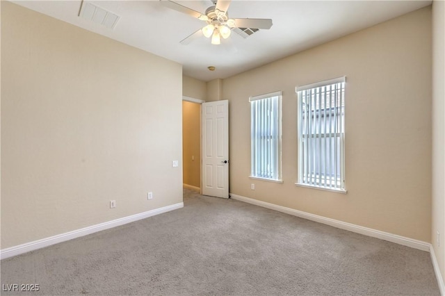 7332 Redhead Dr, North Las Vegas, NV 89084 - spare room featuring a ceiling fan and carpet floors