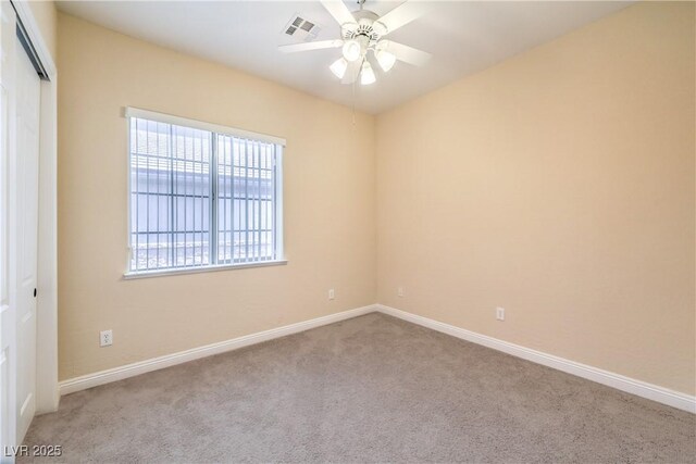 7332 Redhead Dr, North Las Vegas, NV 89084 - empty room featuring carpet and a ceiling fan