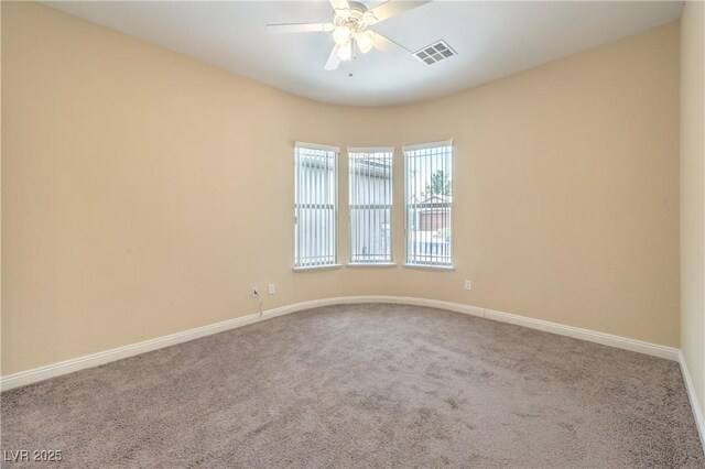 7332 Redhead Dr, North Las Vegas, NV 89084 - carpeted spare room featuring a ceiling fan and baseboards