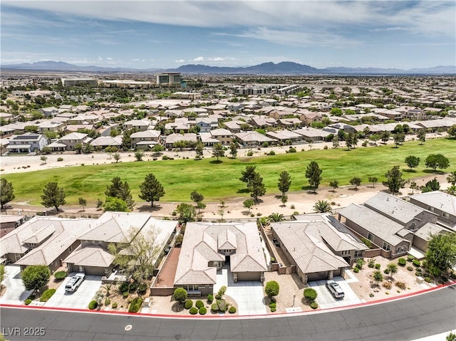 7332 Redhead Dr, North Las Vegas, NV 89084 - aerial view of residential area featuring mountains