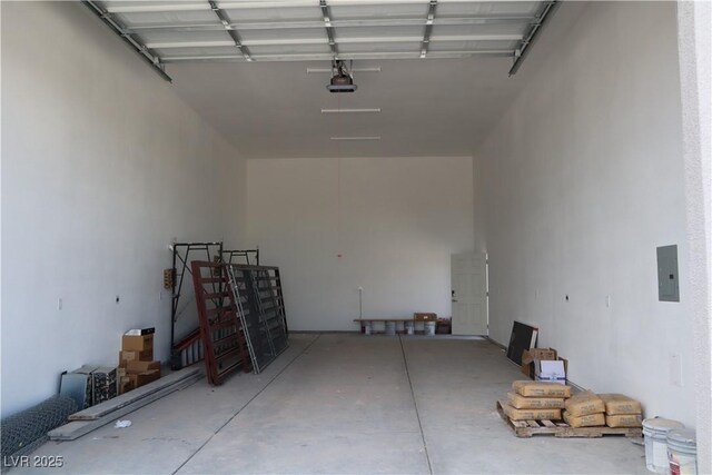 197 E Shelbourne Ave, Las Vegas, NV 89123 - garage with a garage door opener and electric panel