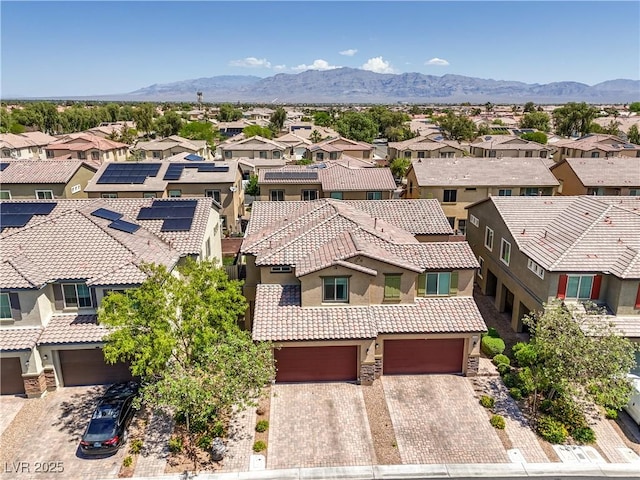 4212 Juanita May Ave, North Las Vegas, NV 89032 - aerial view of residential area featuring a mountainous background