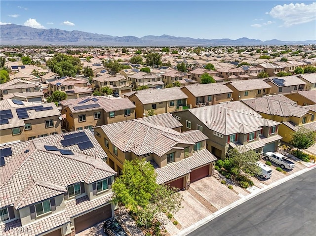 4212 Juanita May Ave, North Las Vegas, NV 89032 - aerial perspective of suburban area with a mountainous background