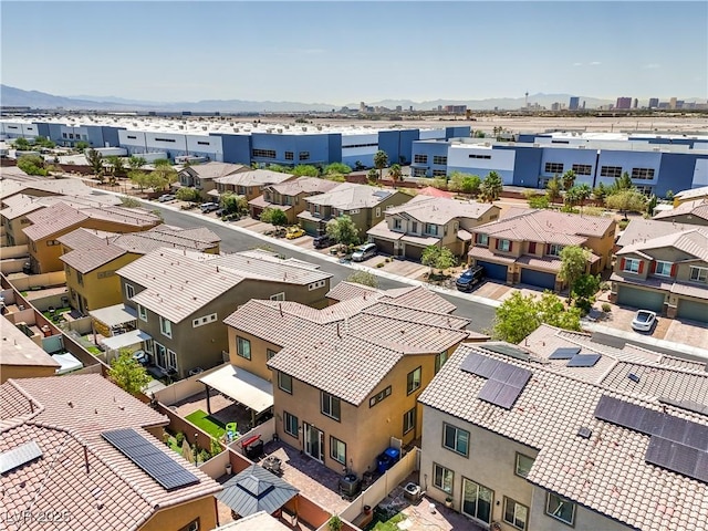 4212 Juanita May Ave, North Las Vegas, NV 89032 - aerial perspective of suburban area featuring a mountainous background
