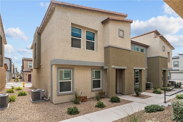 9929 Bumblebee Hills St, Las Vegas, NV 89141 - townhome / multi-family property featuring central AC unit and stucco siding