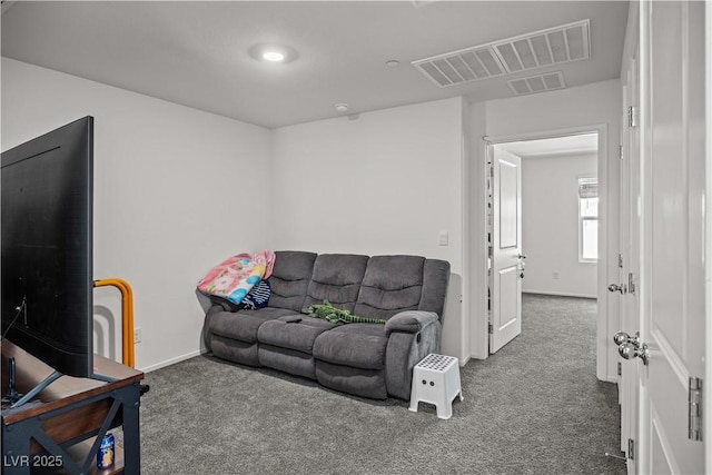 9929 Bumblebee Hills St, Las Vegas, NV 89141 - carpeted living area with baseboards