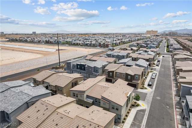 9929 Bumblebee Hills St, Las Vegas, NV 89141 - aerial perspective of suburban area with mountains