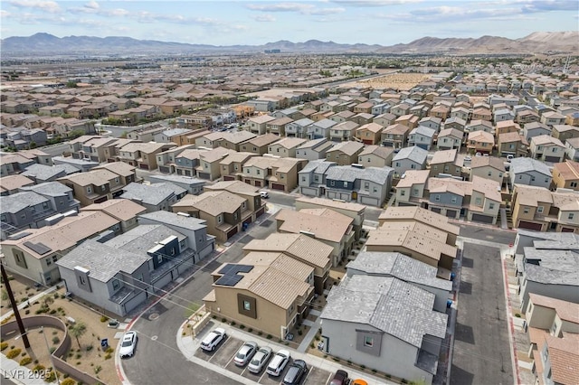 9929 Bumblebee Hills St, Las Vegas, NV 89141 - aerial perspective of suburban area featuring a mountain backdrop
