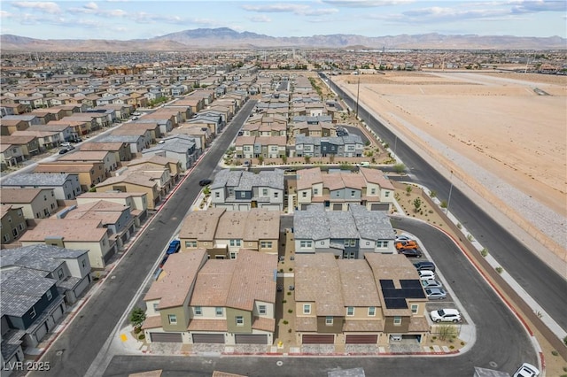 9929 Bumblebee Hills St, Las Vegas, NV 89141 - aerial overview of property's location with mountains and nearby suburban area