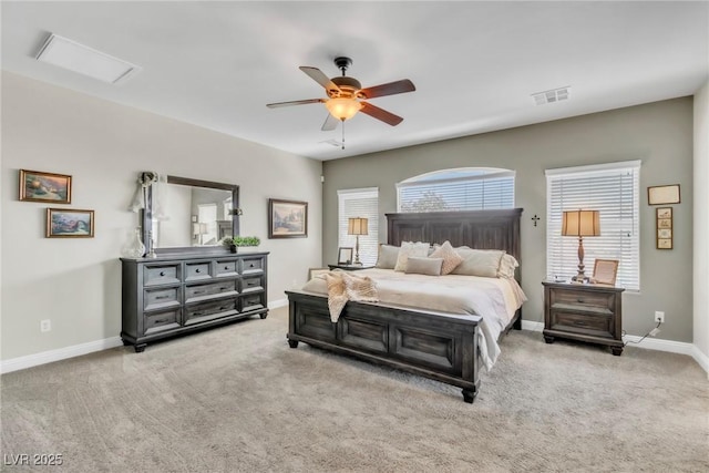 10420 Loma Portal Ave, Las Vegas, NV 89166 - carpeted bedroom featuring baseboards and ceiling fan