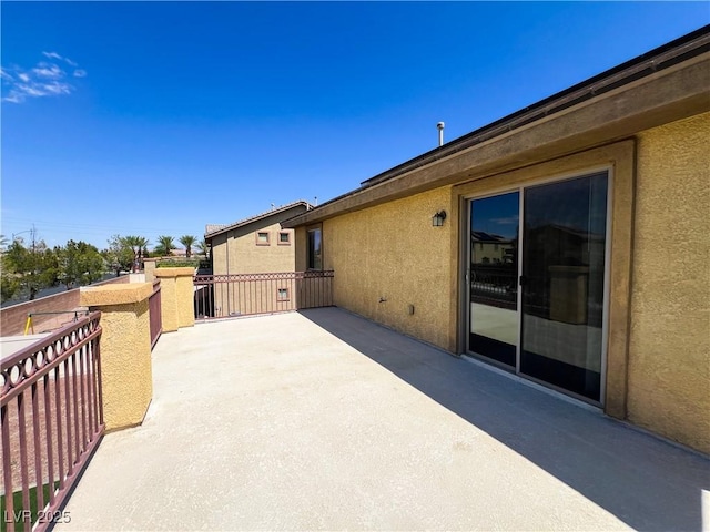 3412 Catherine Mermet Ave, North Las Vegas, NV 89081 - view of patio / terrace with a balcony