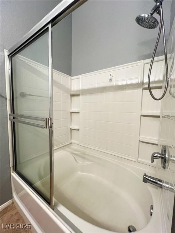 3412 Catherine Mermet Ave, North Las Vegas, NV 89081 - bathroom featuring enclosed tub / shower combo