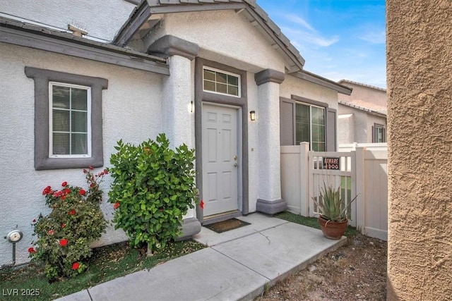 8389 Charlton Valley Ct, Las Vegas, NV 89123 - entrance to property featuring stucco siding
