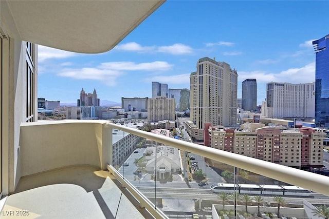 135 E Harmon Ave Unit 1401, Las Vegas, NV 89109 - balcony with a skyline view