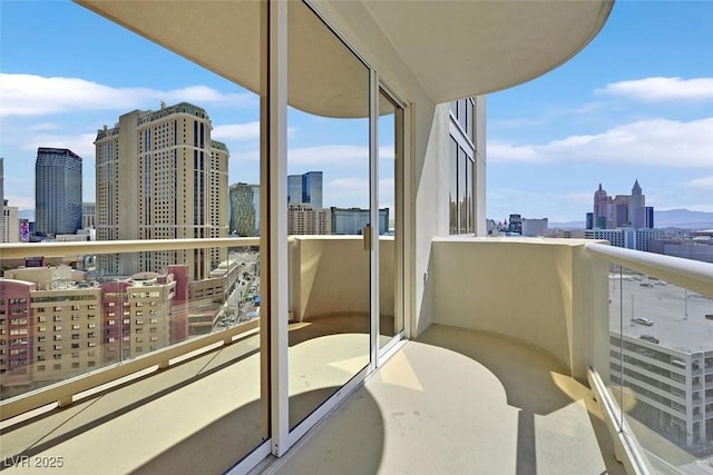135 E Harmon Ave Unit 1401, Las Vegas, NV 89109 - balcony featuring a view of skyline